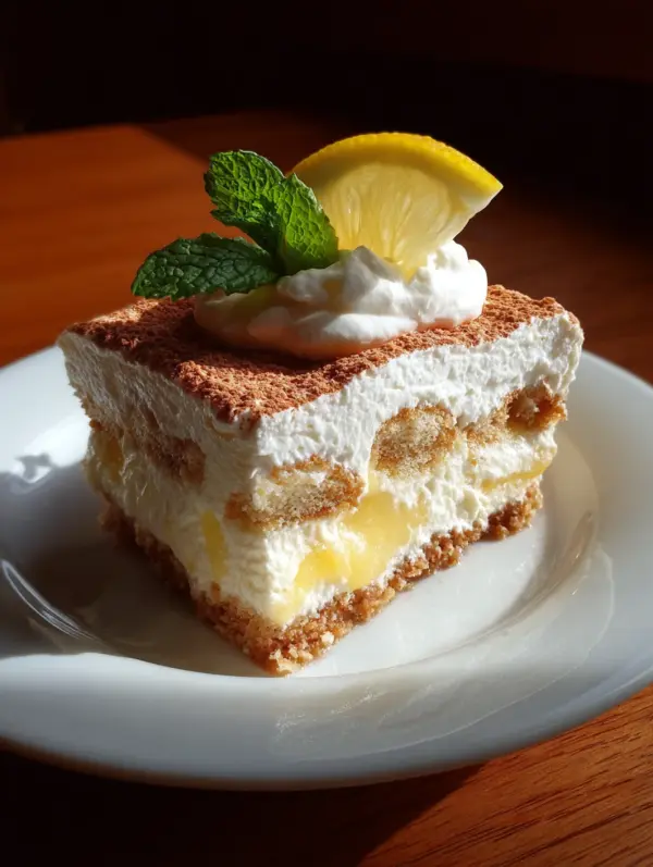 lemon tiramisu