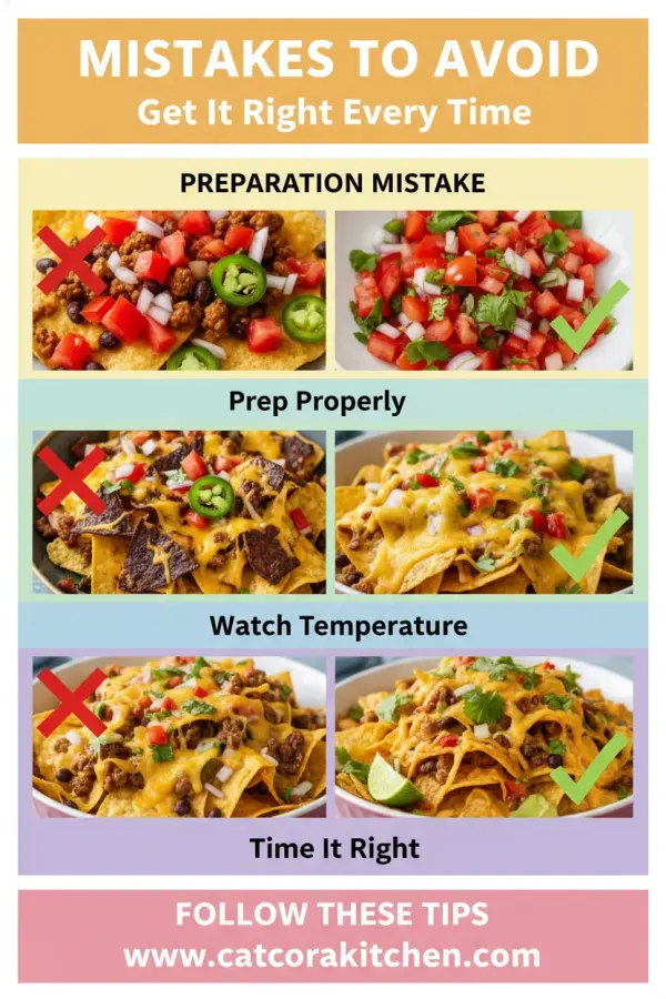 Loaded nachos common mistakes