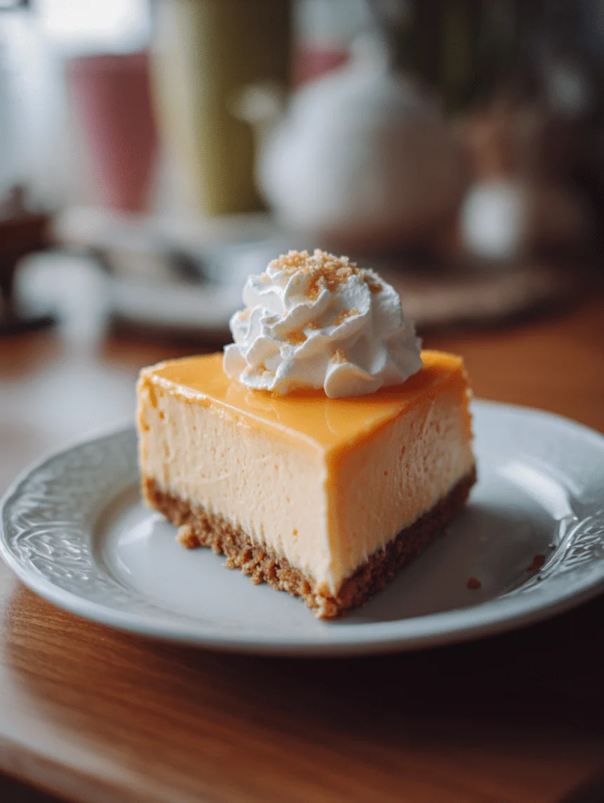 no-bake orange creamsicle cheesecake