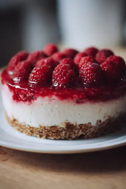 no bake raspberry cheesecake