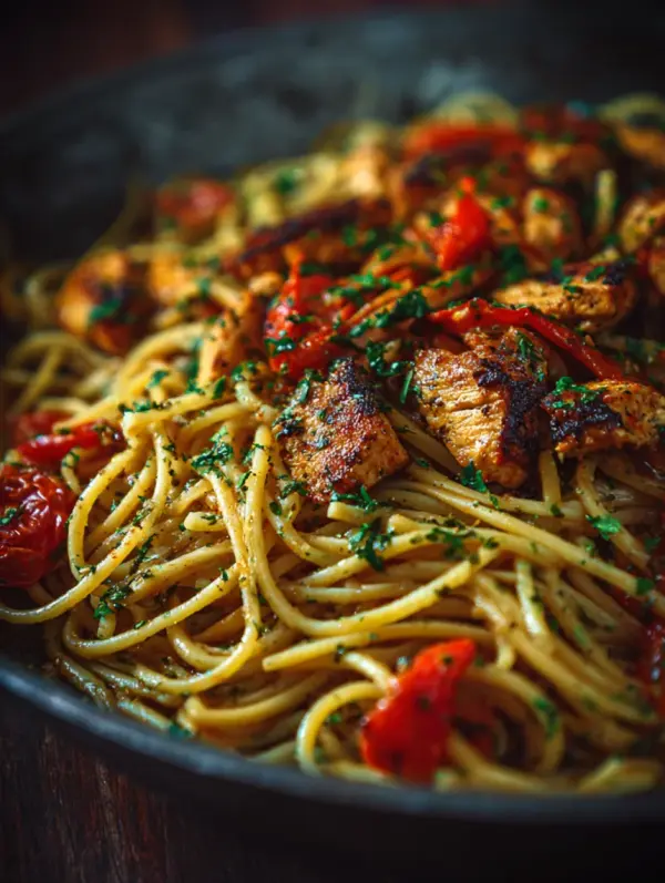 one-pan Cajun chicken pasta