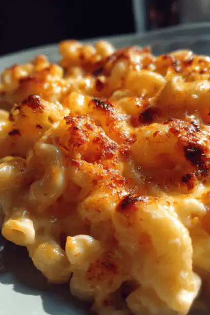 oven-baked macaroni and cheese