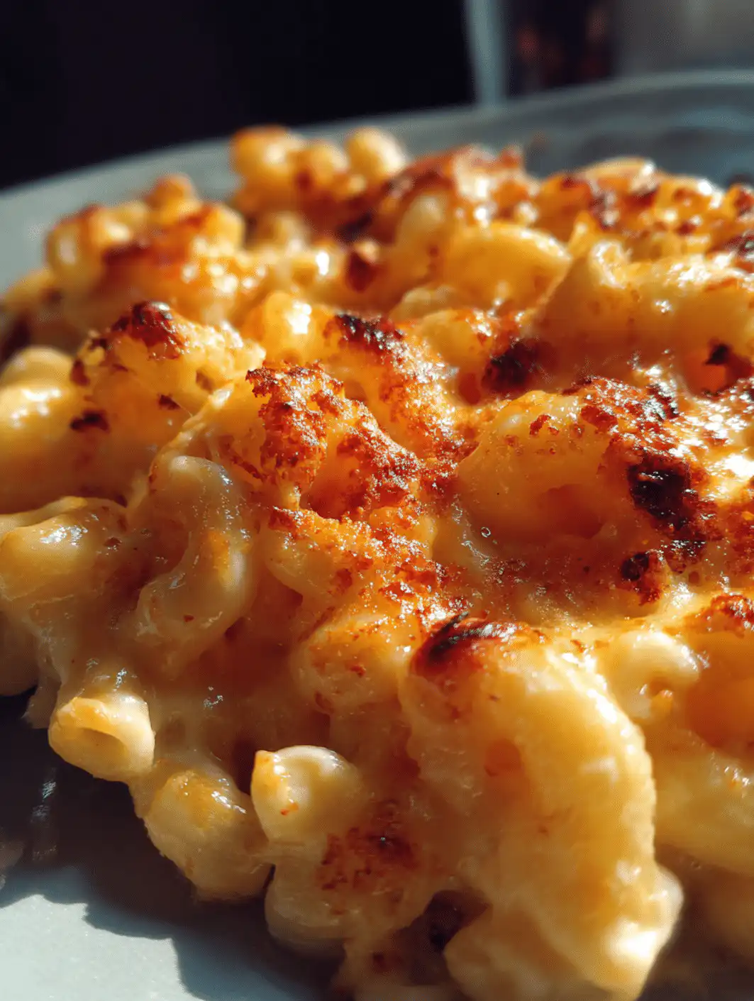 oven-baked macaroni and cheese