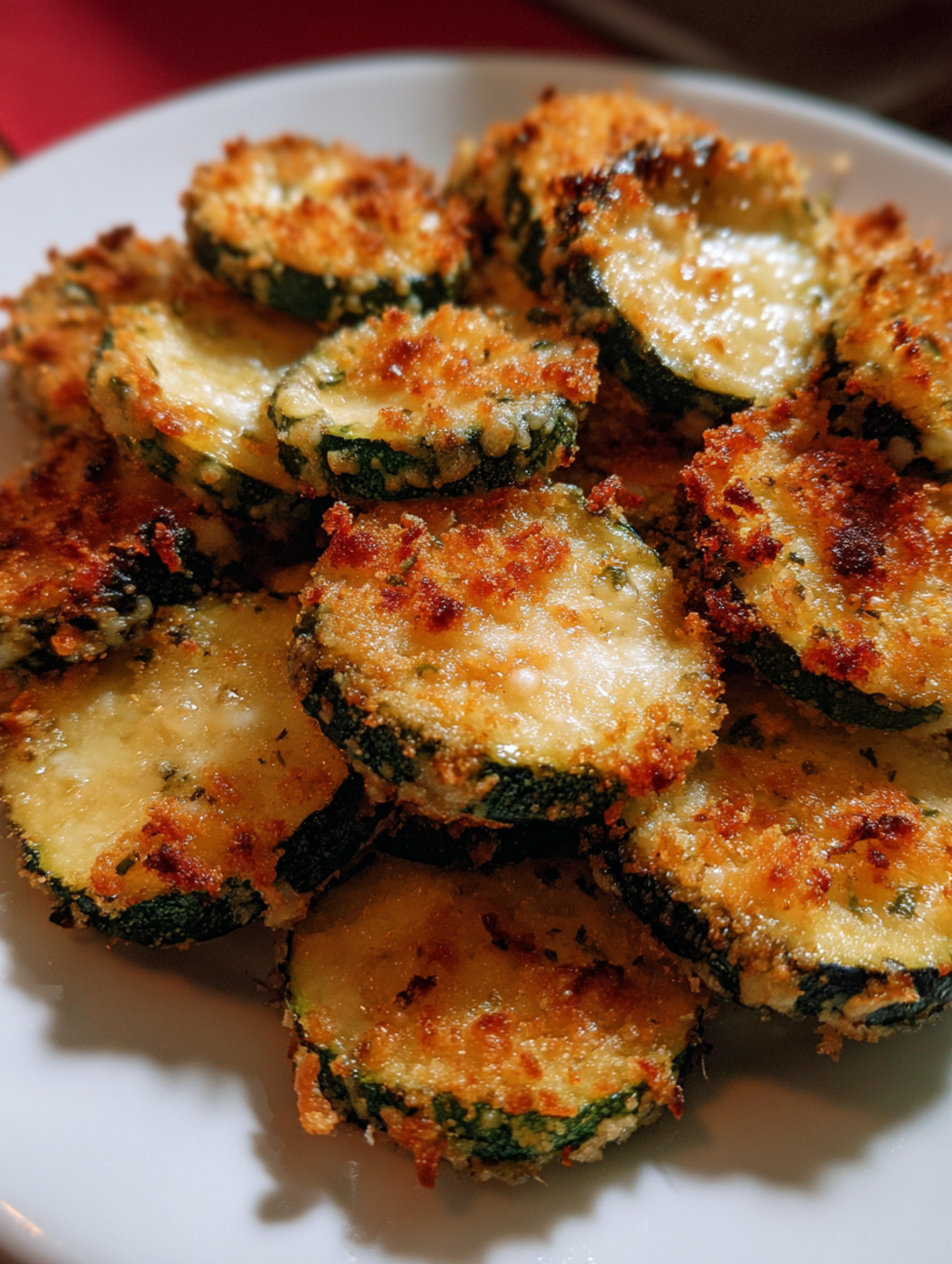 card recipe ingredients and instructions parmesan crusted zucchini