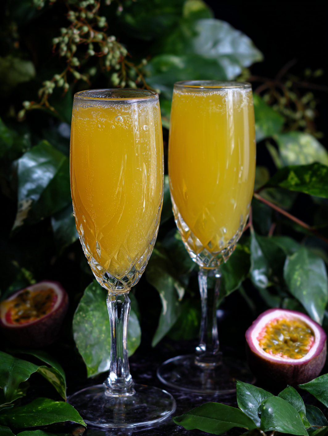 card recipe ingredients and instructions passion fruit mimosa