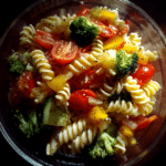 pasta salad with Italian dressing