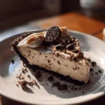 peanut butter pie with Oreo crust