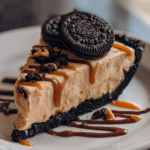 peanut butter pie with Oreo crust