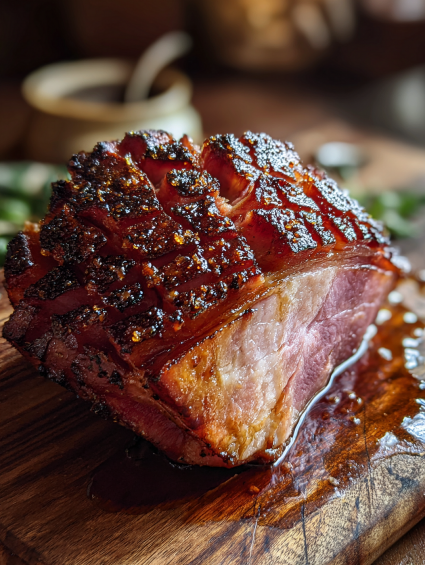 perfect glazed easter ham with brown sugar