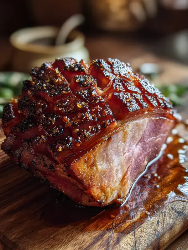 perfect glazed easter ham with brown sugar