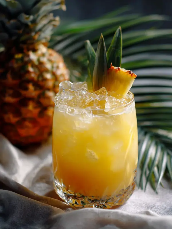 pineapple coconut rum punch