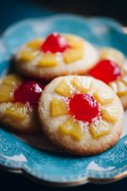 pineapple upside down sugar cookies