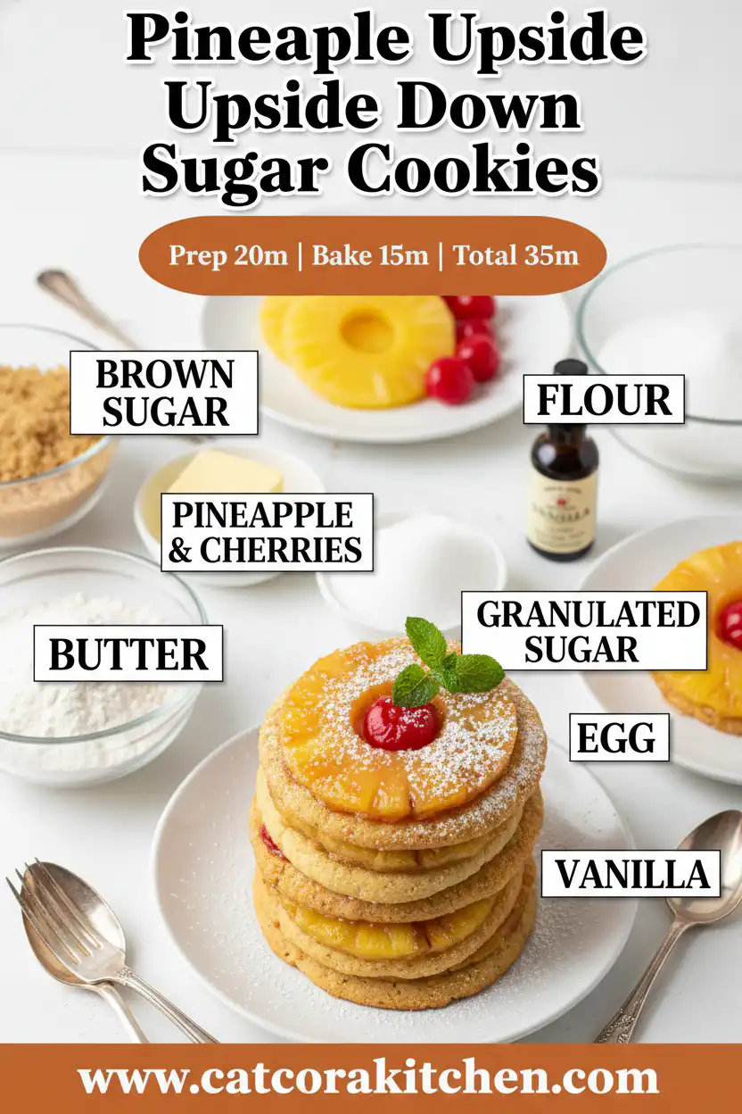Pineapple upside down sugar cookies ingredients