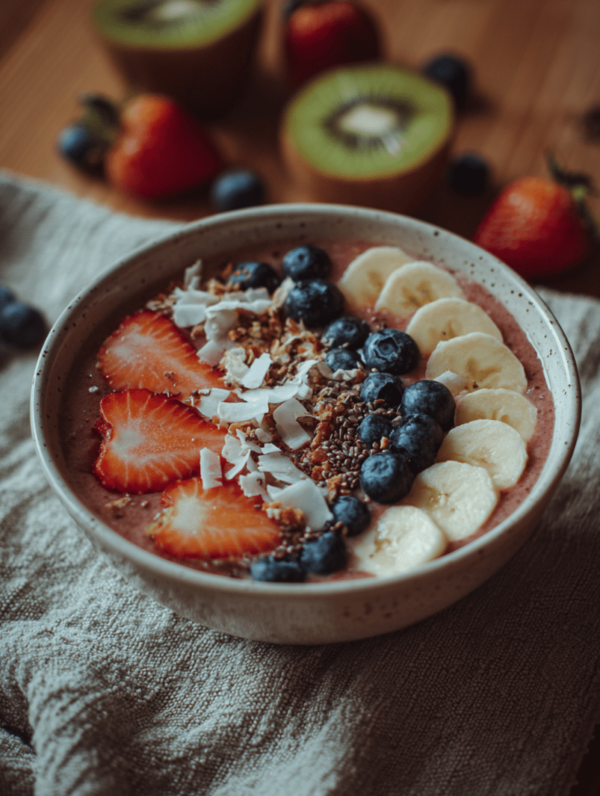protein smoothie bowl