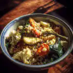 quinoa salad with roasted vegetables