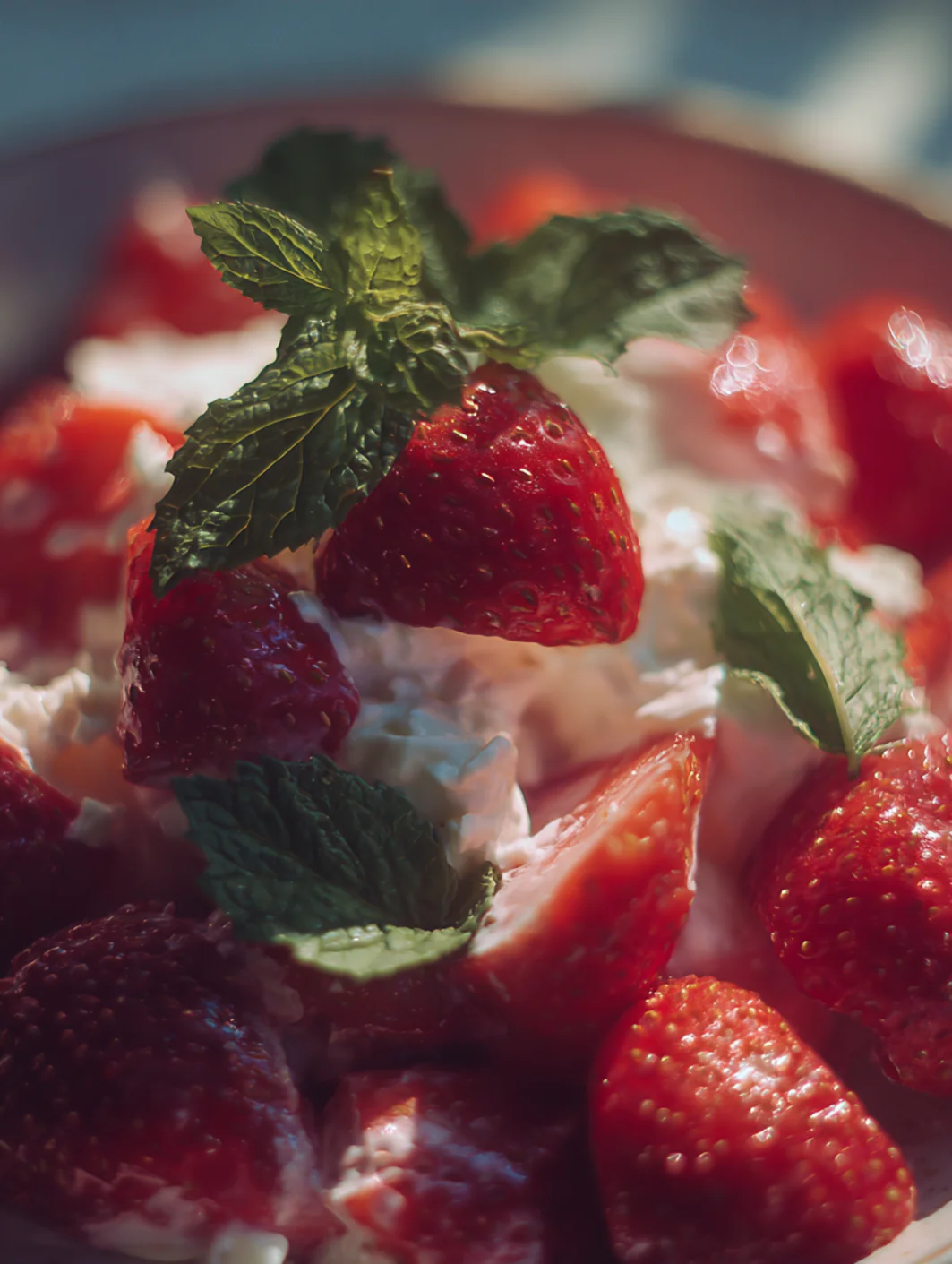 refreshing strawberry crackle salad