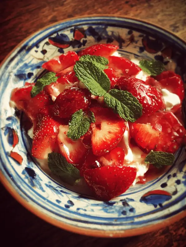 refreshing strawberry crackle salad