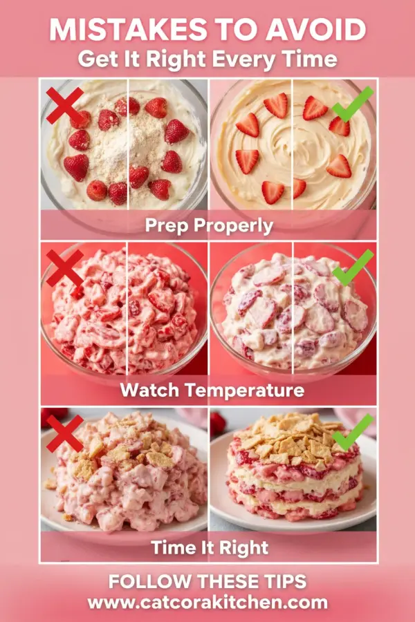 Refreshing strawberry crackle salad common mistakes