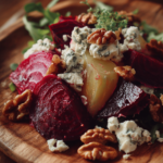 roasted beet and goat cheese salad