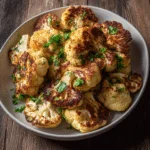 roasted cauliflower with tahini