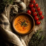 roasted red pepper bisque