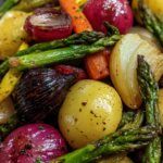 roasted spring vegetables medley