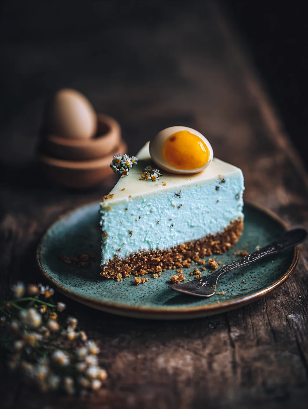 robin's egg cheesecake