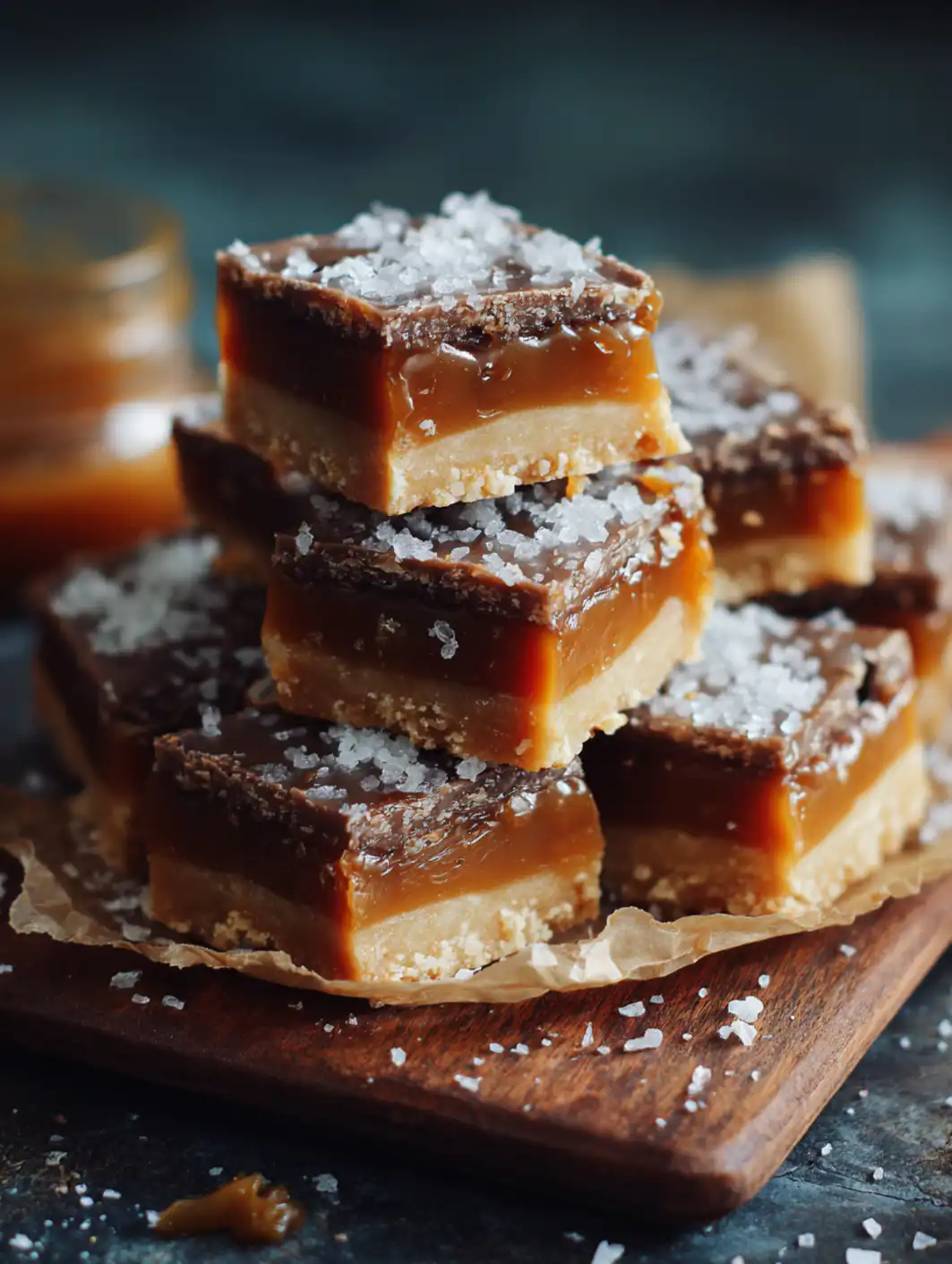 card recipe ingredients and instructions salted caramel butter bars