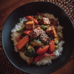 sesame ginger tofu stir fry