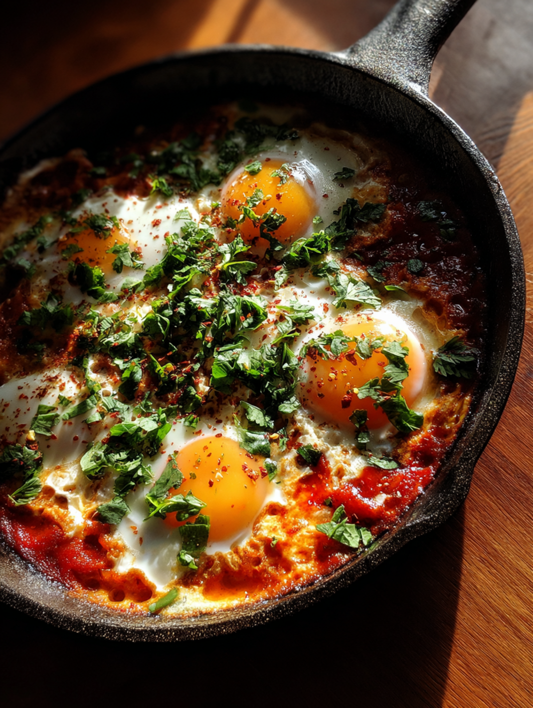 Shakshuka – Classic Eggs in Tomato Sauce Middle Eastern Recipe