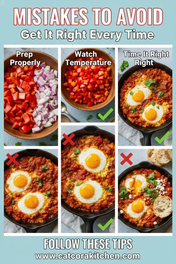 Shakshuka common mistakes