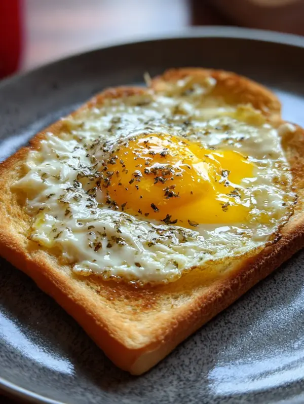card recipe ingredients and instructions smashed egg toast