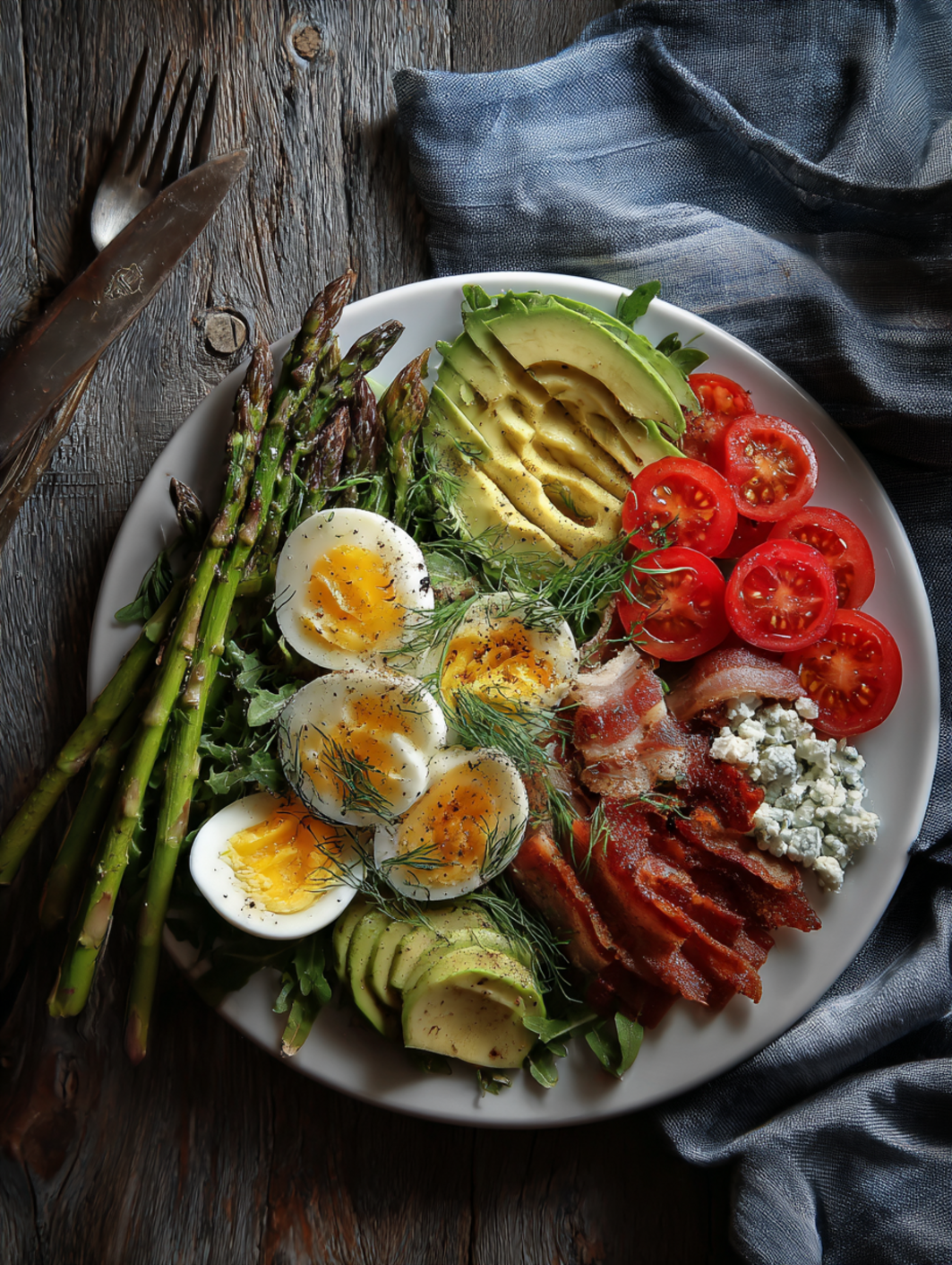 spring Cobb salad