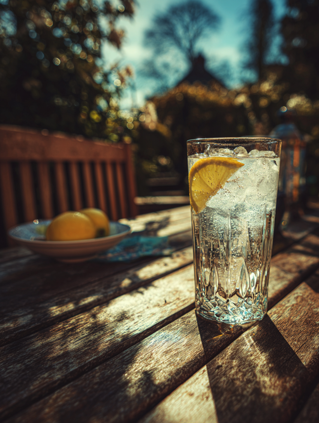 spring garden gin and tonic