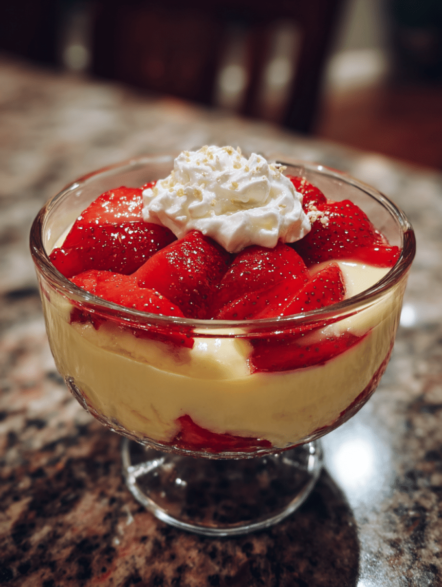 strawberry banana pudding