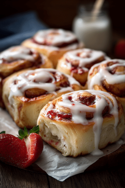 strawberry cheesecake Cinnabon rolls