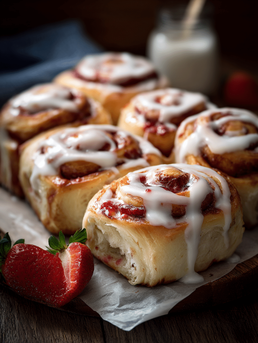 strawberry cheesecake Cinnabon rolls