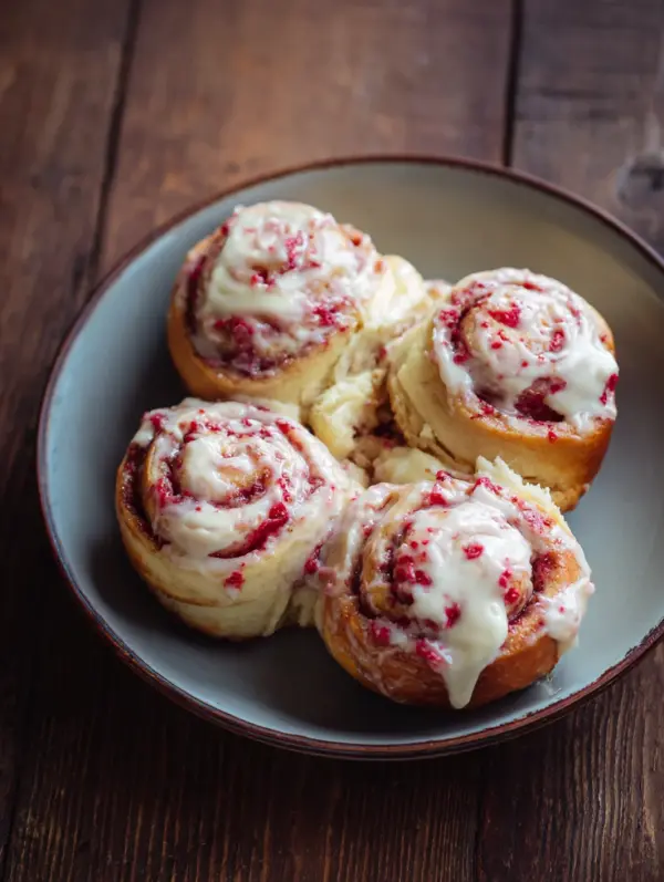 card recipe ingredients and instructions strawberry cheesecake Cinnabon rolls