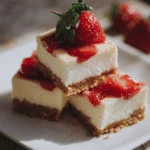 strawberry cheesecake bars