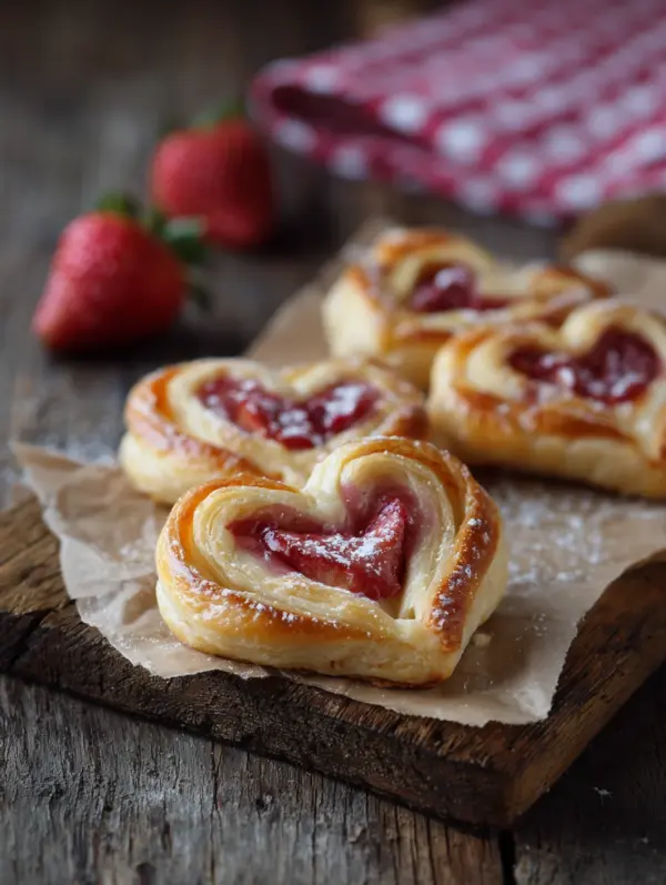 card recipe ingredients and instructions strawberry cream cheese heart danishes