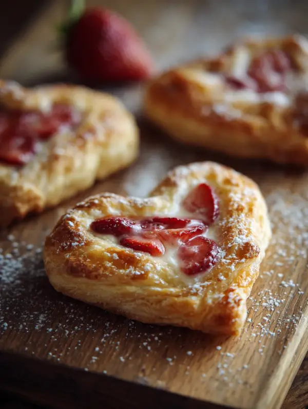 card recipe ingredients and instructions strawberry cream cheese heart danishes