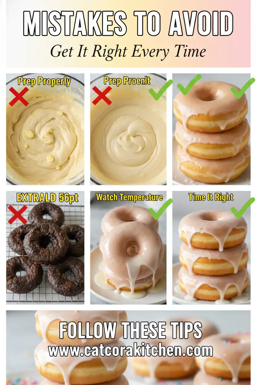 Vanilla donuts common mistakes