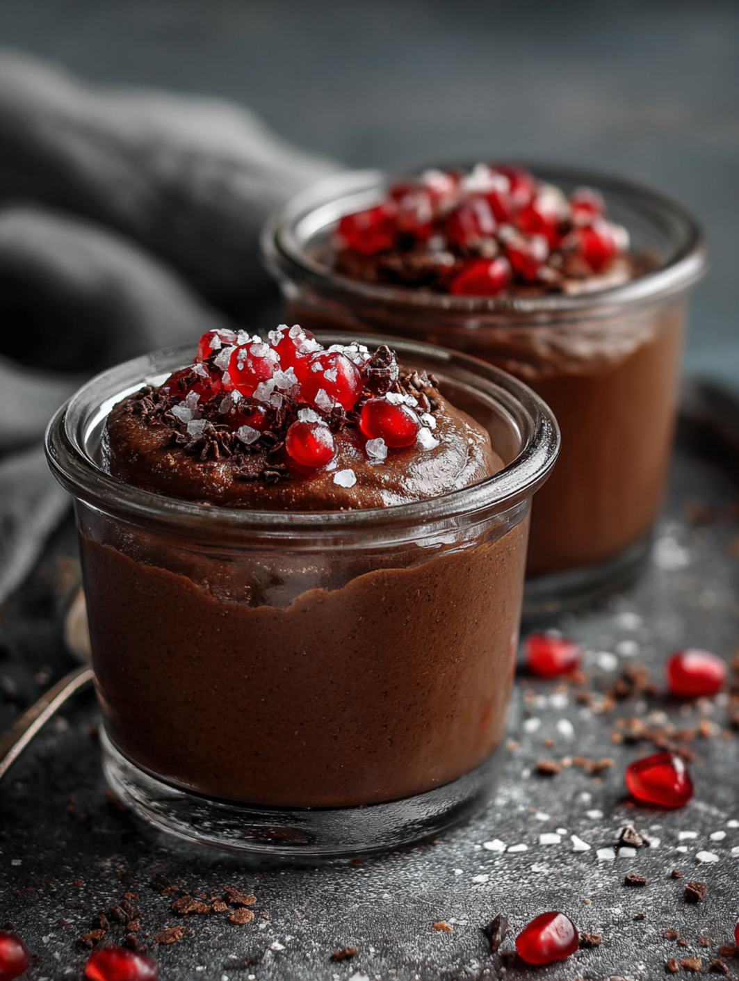 vegan chocolate avocado mousse