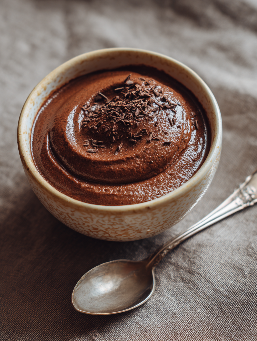 card recipe ingredients and instructions vegan chocolate avocado mousse