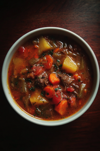 vegetable beef soup