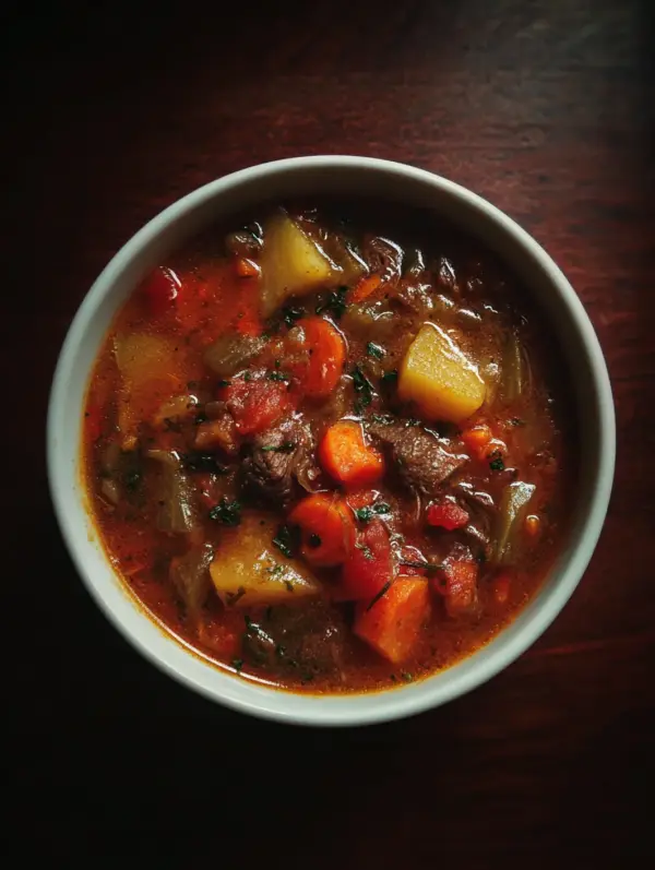 vegetable beef soup