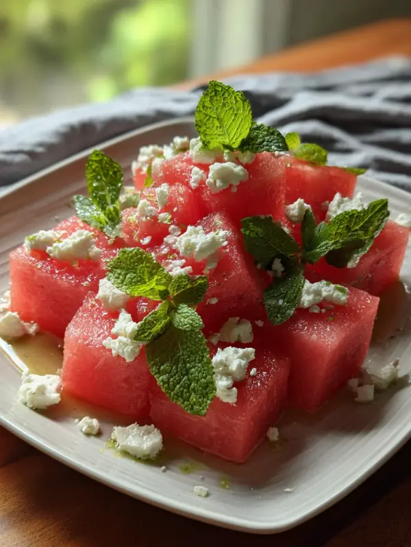Why you'll love watermelon feta mint salad