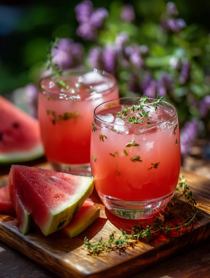 watermelon vodka punch