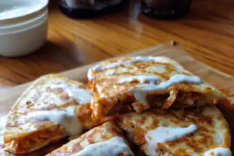 Buffalo Chicken Quesadillas
