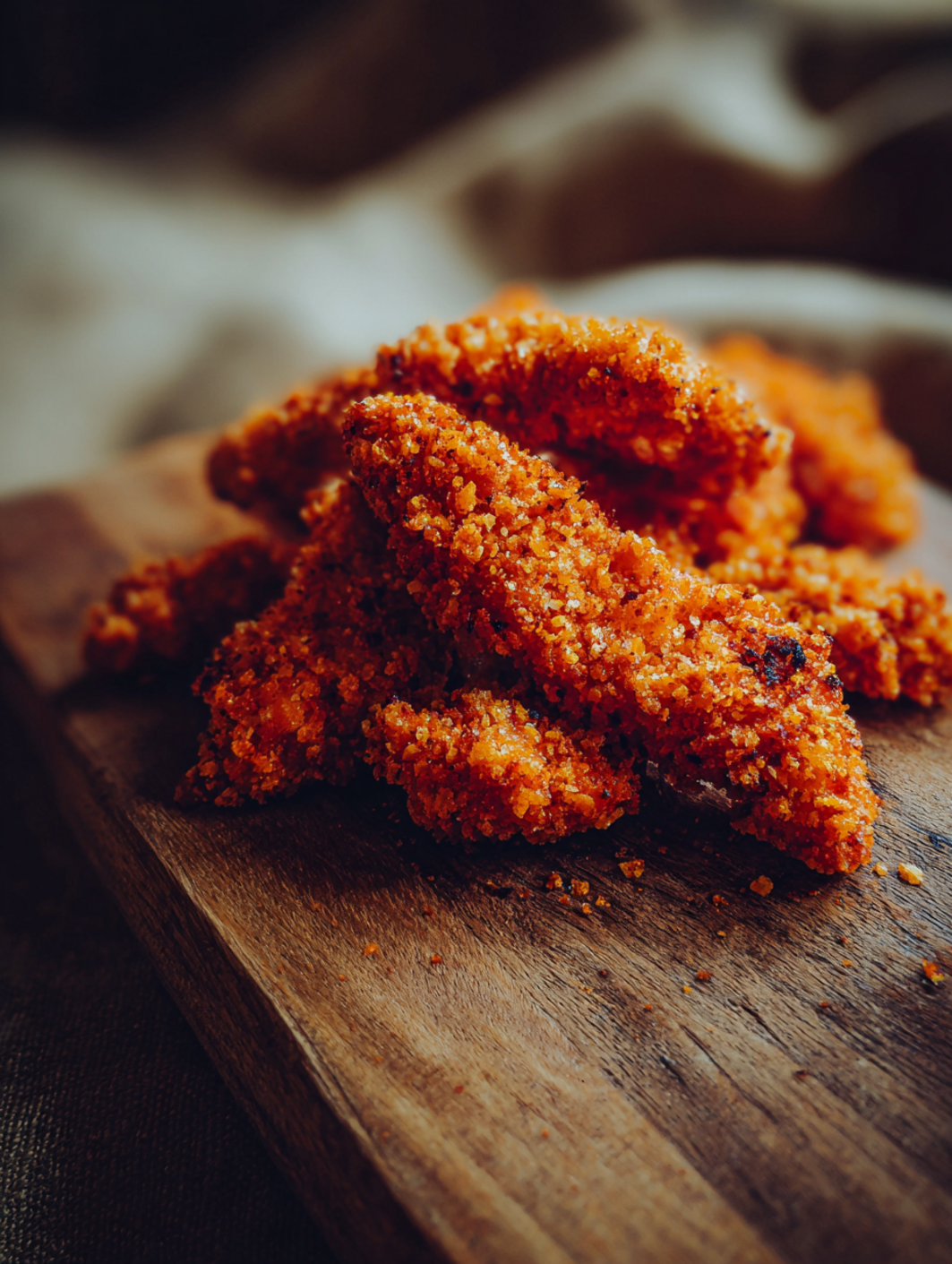 card recipe ingredients and instructions Hot Cheetos Chicken Tenders